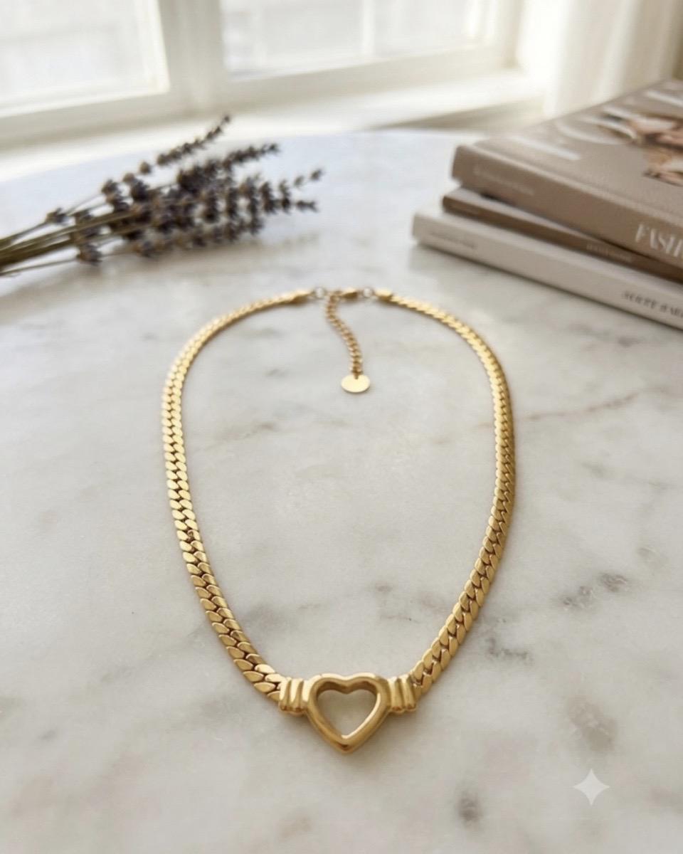 COLLAR CUBANA CORAZÓN