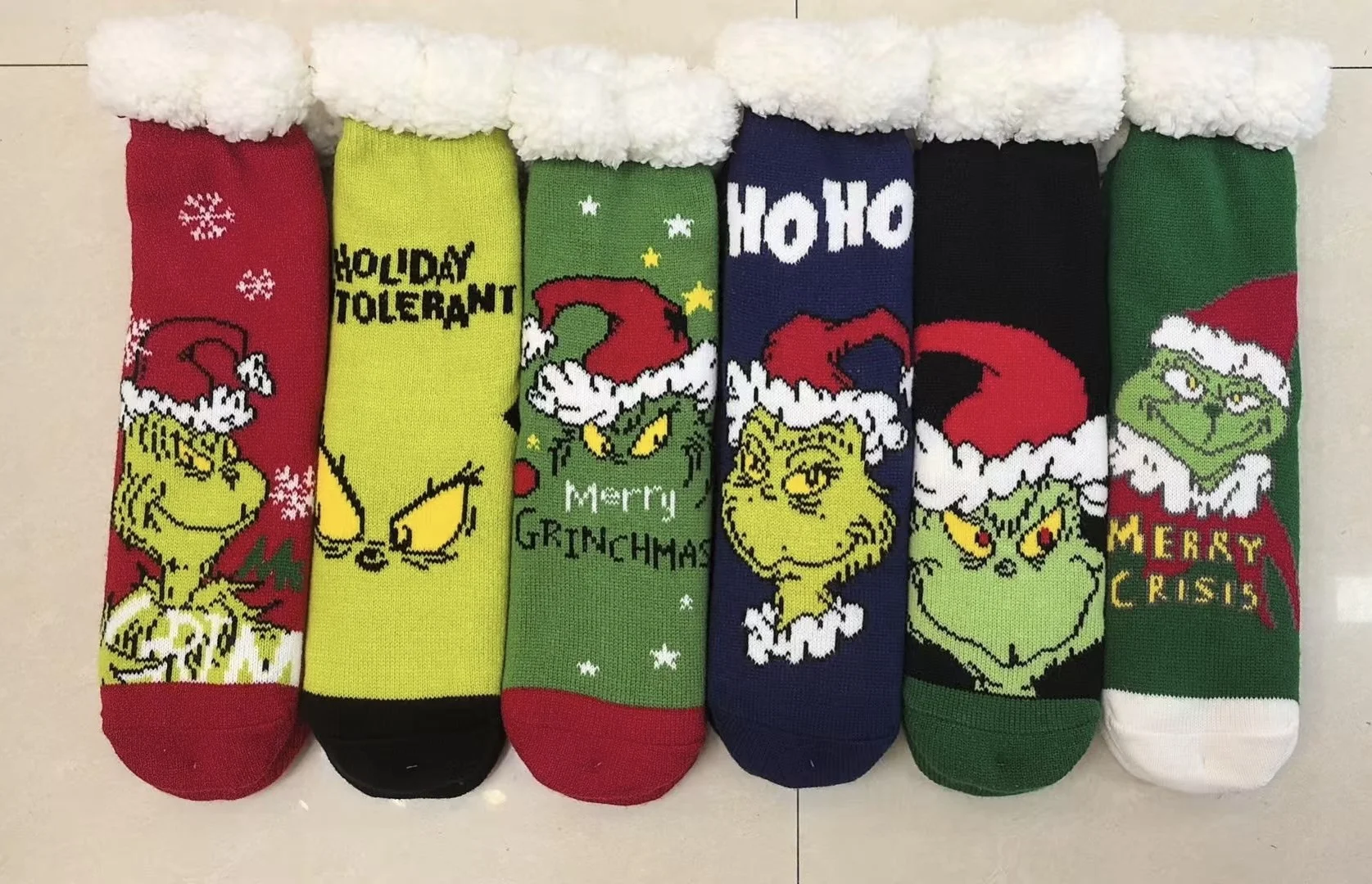CALCETINES NIÑOS GRINCH?