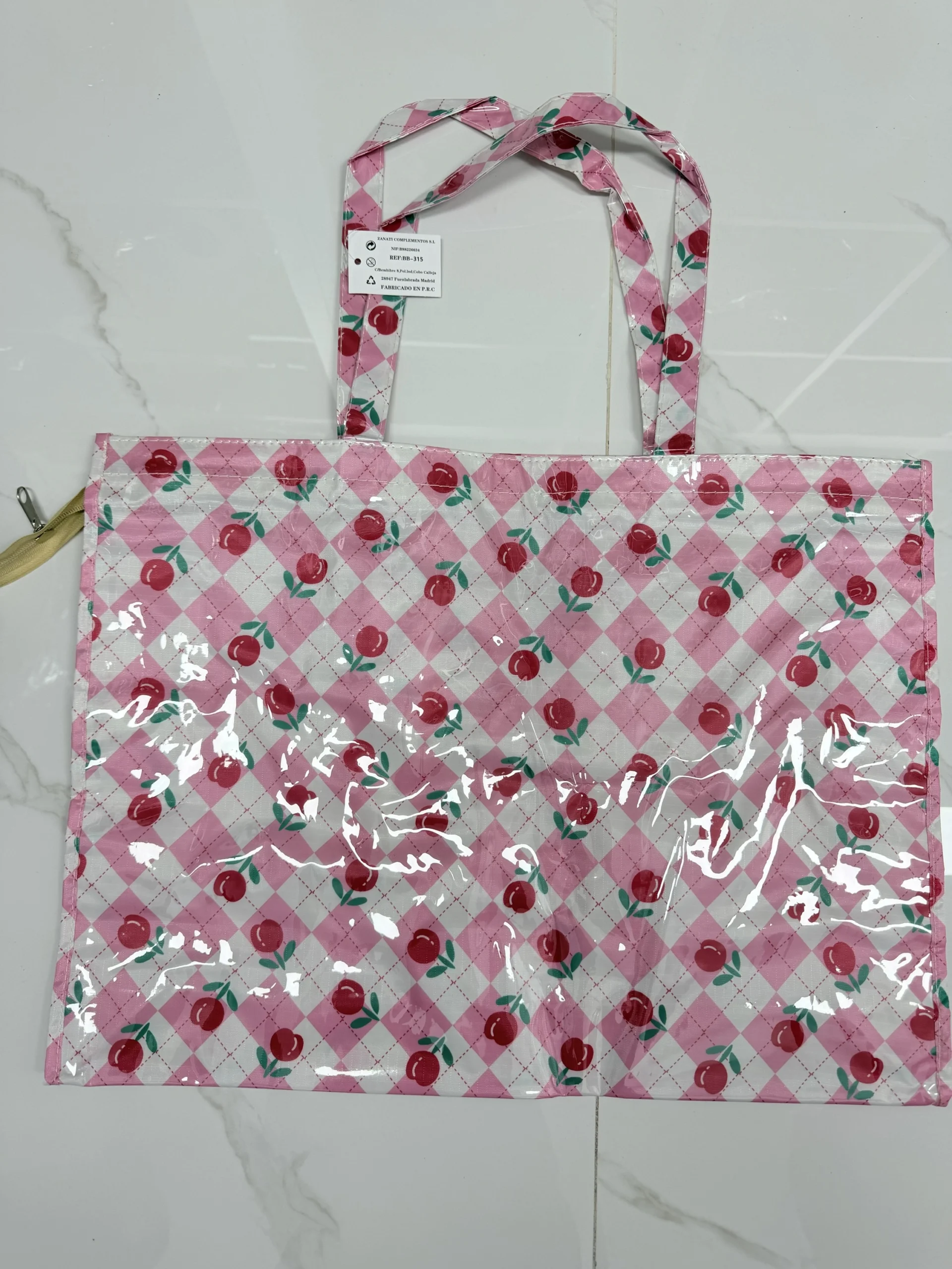 BOLSO DE PLAYA CEREZAS